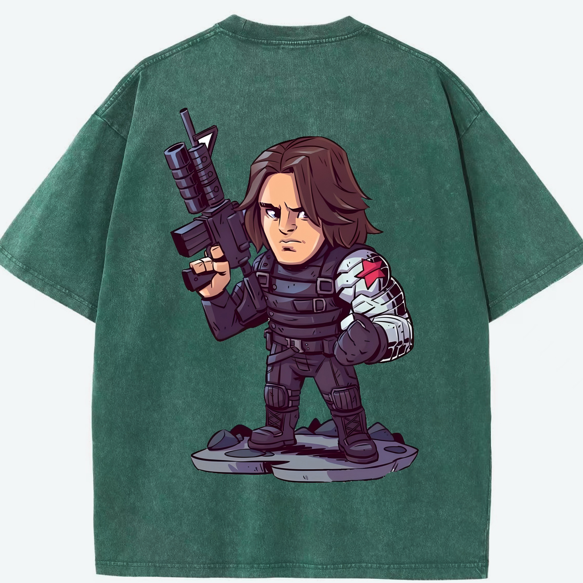 （画像用） アベンジャーズ The Avengers 綿100% ヴィンテージ風 半袖Tシャツ（背面プリント）